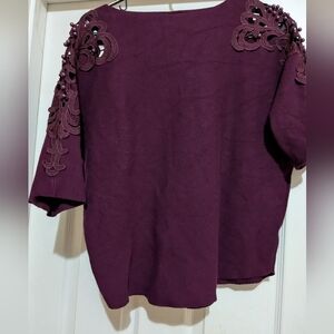 Luna Purple Women's Blouse XL